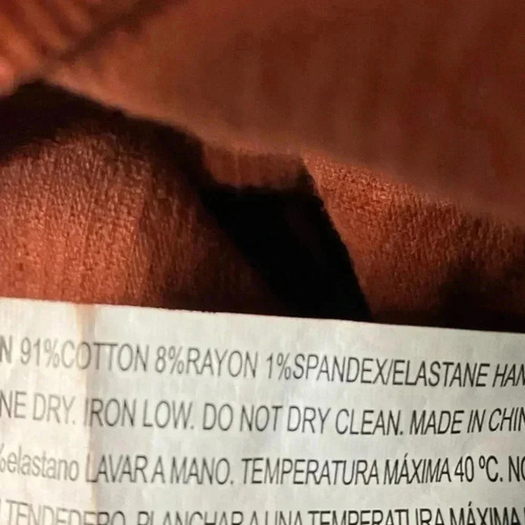 Forever21 Plus Rust Corduroy Mini Skirt - Picture 6 of 7